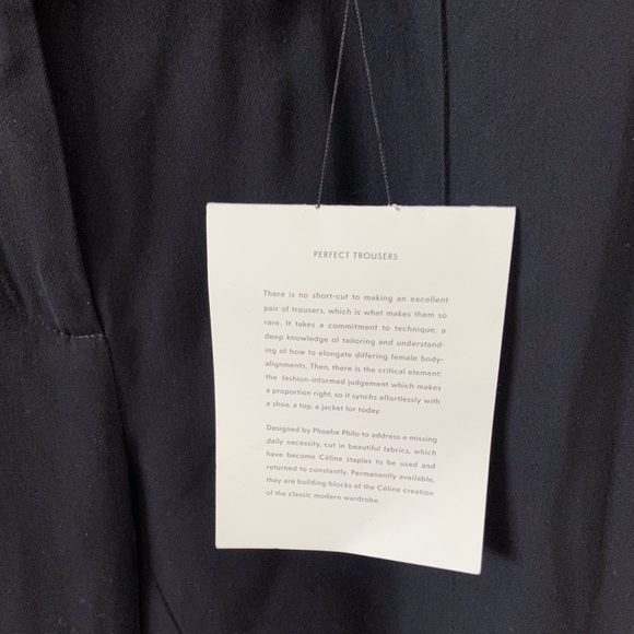 Celine Black Pants NEW WITH TAGS Ankle Zip - Picture 3 of 7